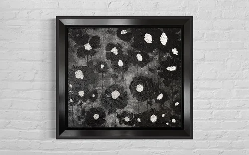 Flowers Under Moonlight by Kate Yarter - 27x30.5” Acrylic on Canvas