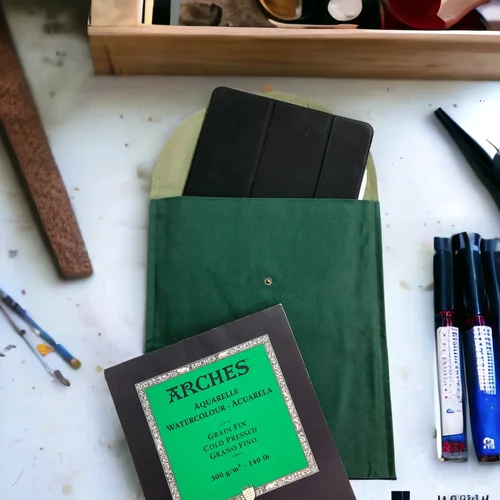 Handmade Sleeve for Books and Electronics
