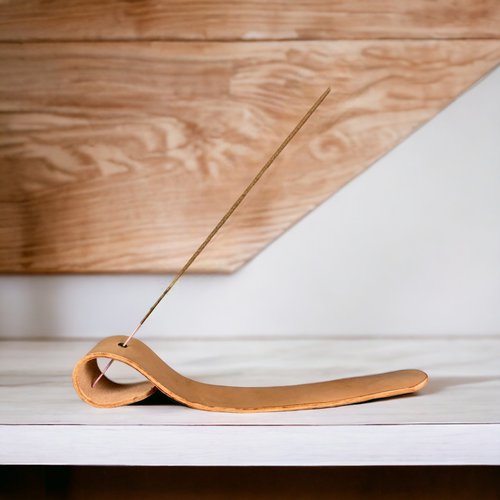 Handmade Leather Incense Holder