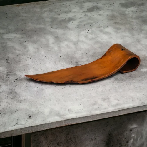Handmade Stained Leather Incense Holder