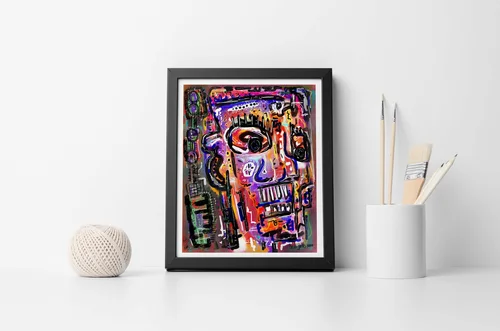 DJ Destruction Art Print