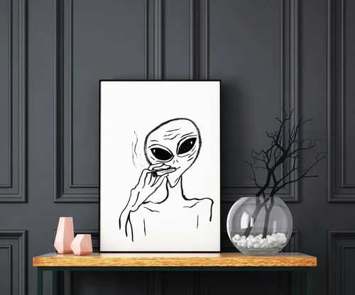 Extra T Art Print