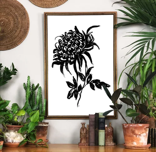 Zen Stem Art Print