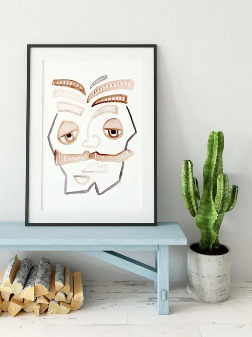The Painted Frenchman Art Print