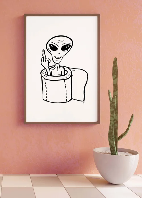 TP Thief Art Print