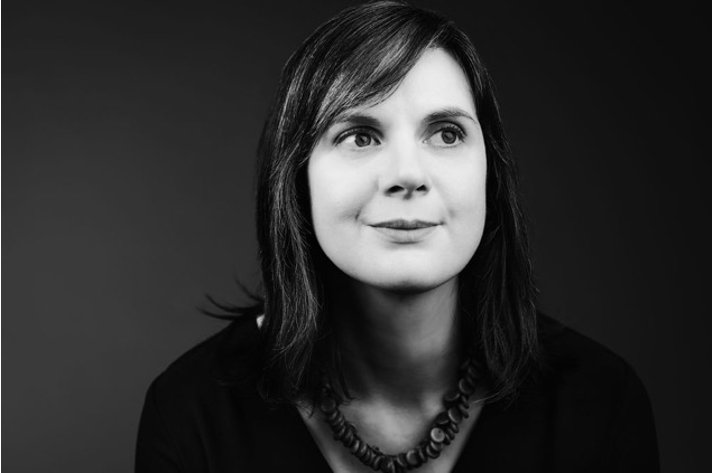 Photograph of Dr. Lauren Bonilla, in grayscale
