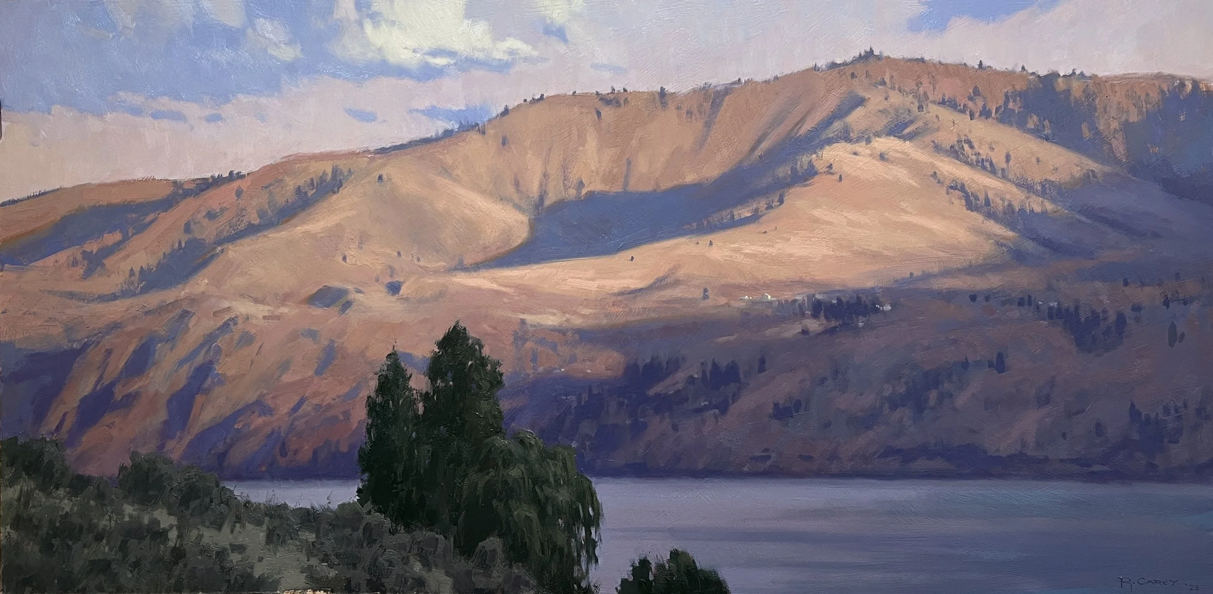 Last Light on the Butte 24x48