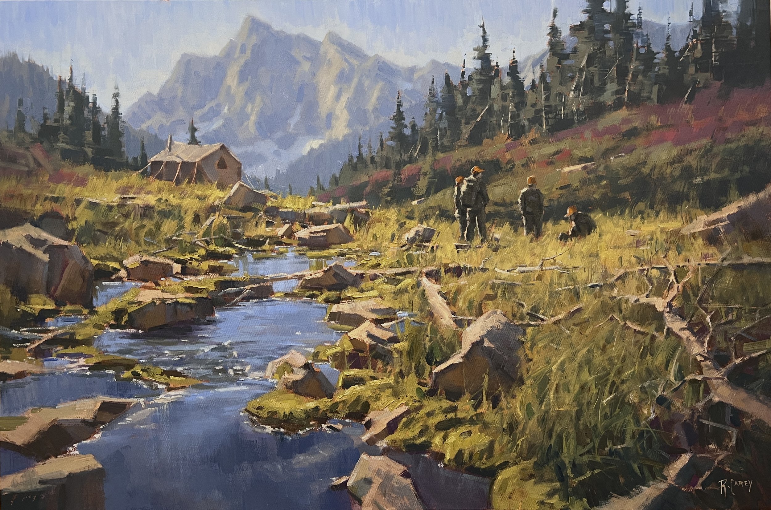 High Mountain Hydration 24x36