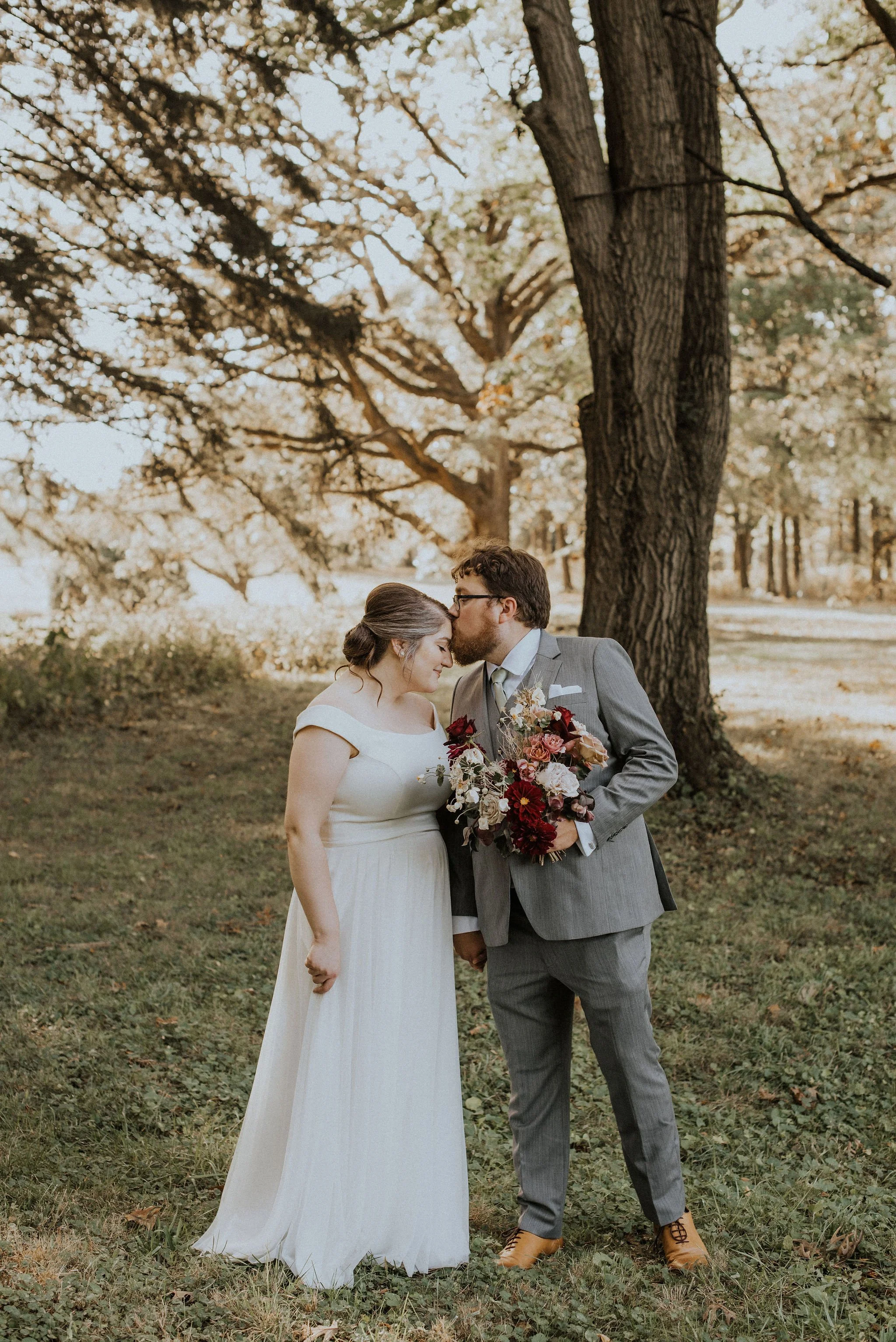 This Morton Arboretum Wedding Felt Like A Scene in Downton Abbey 