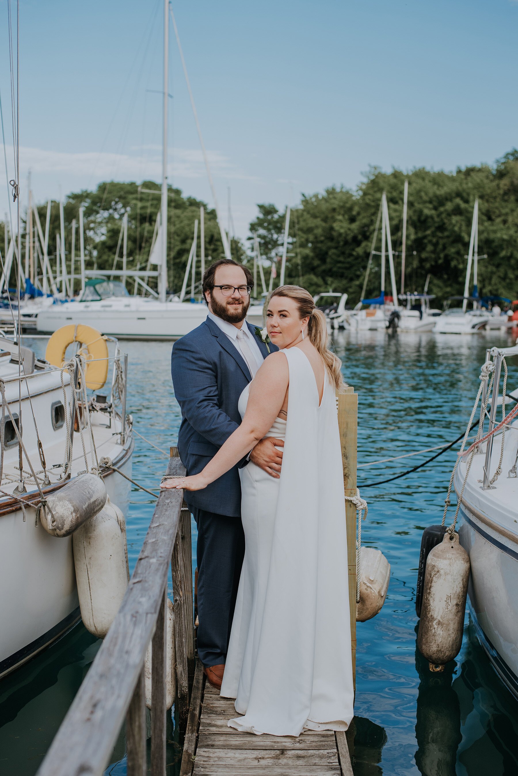 Coastal Wedding at Lake Michigan Yacht Club