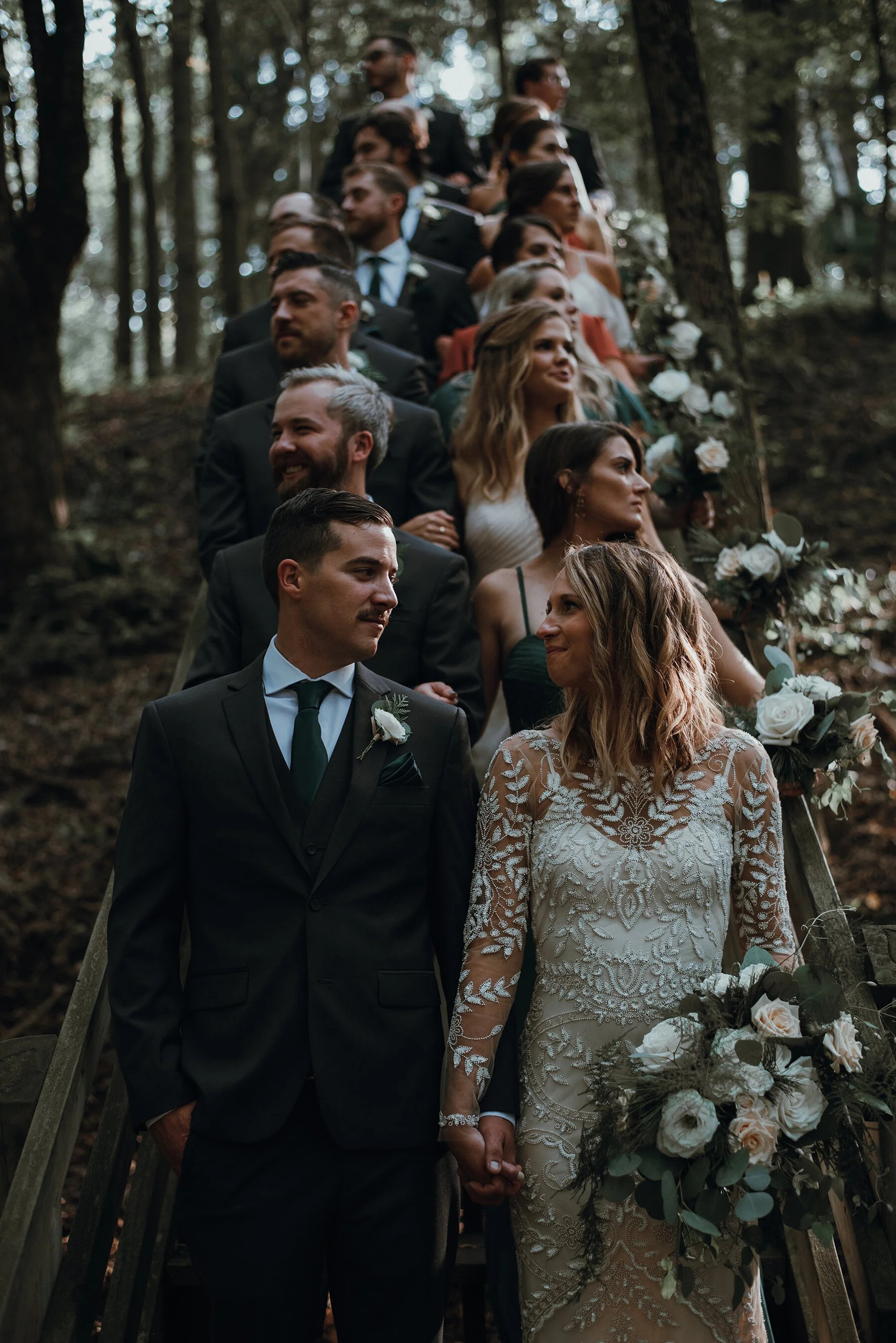 Forest Wedding in a Milwaukee Nature Preserve