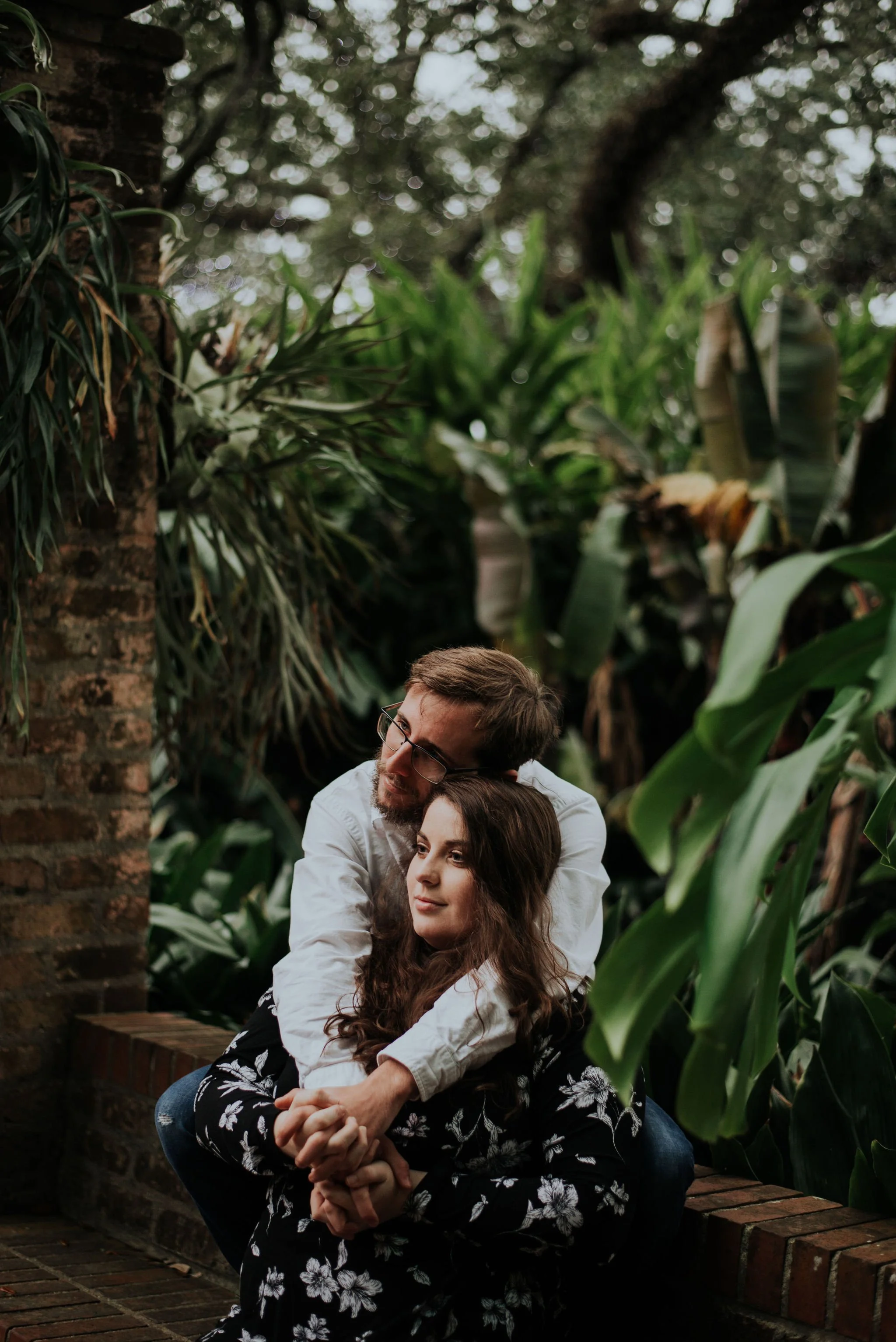 Engagement at New Orleans Botanical Garden