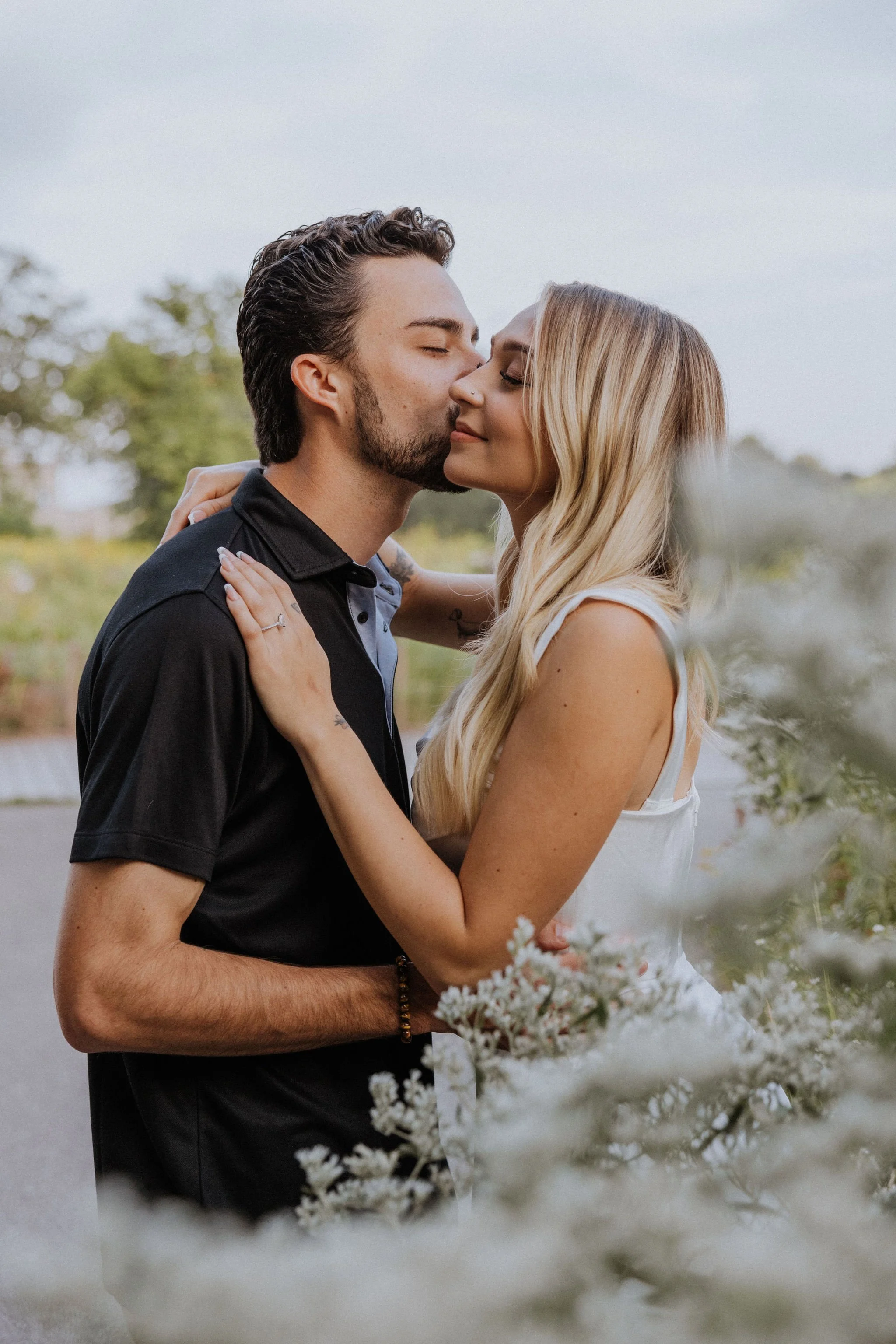 Golden Hour Engagement in Lincoln Park