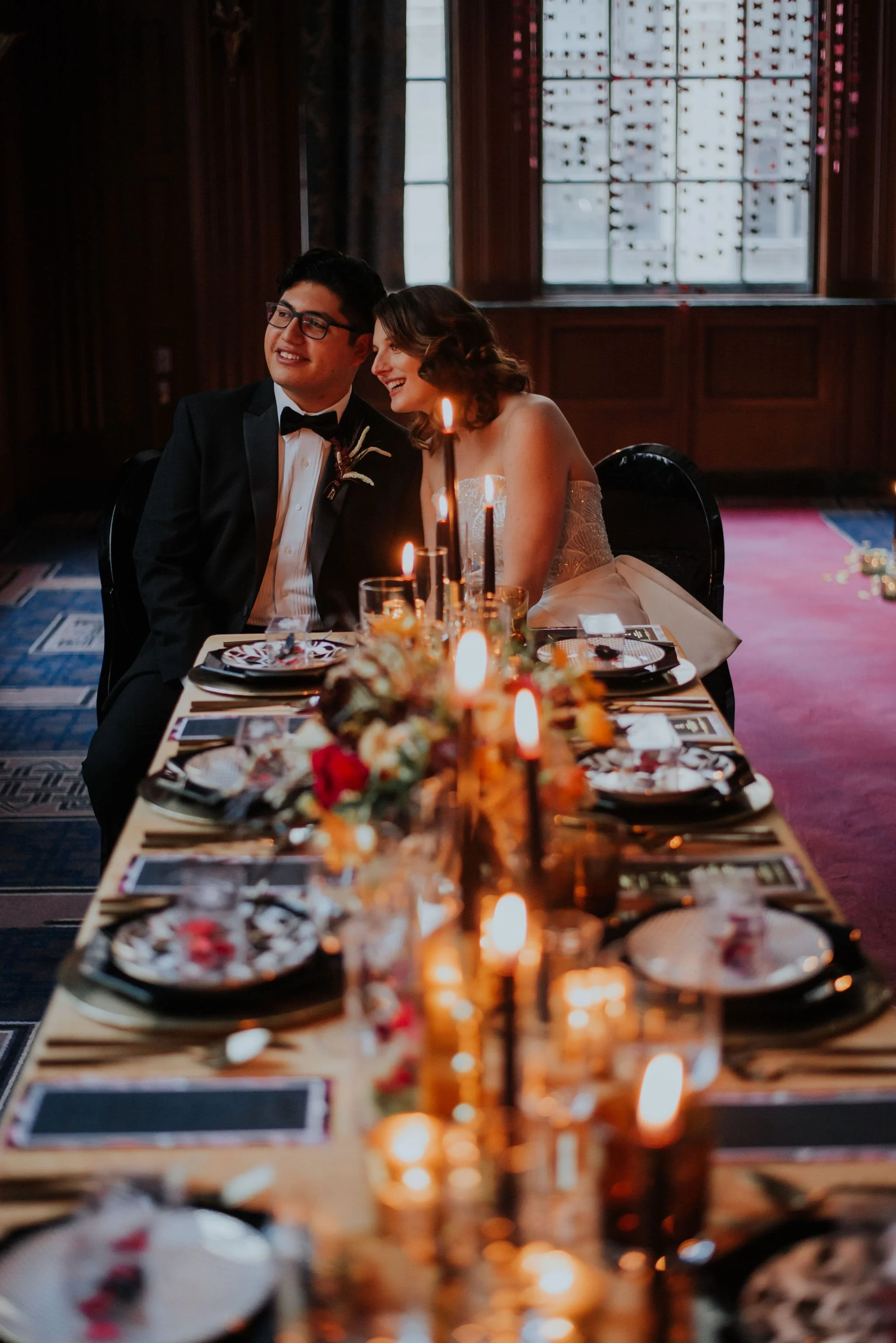 100 Layer Cake: Luxe, moody butterfly-inspired wedding