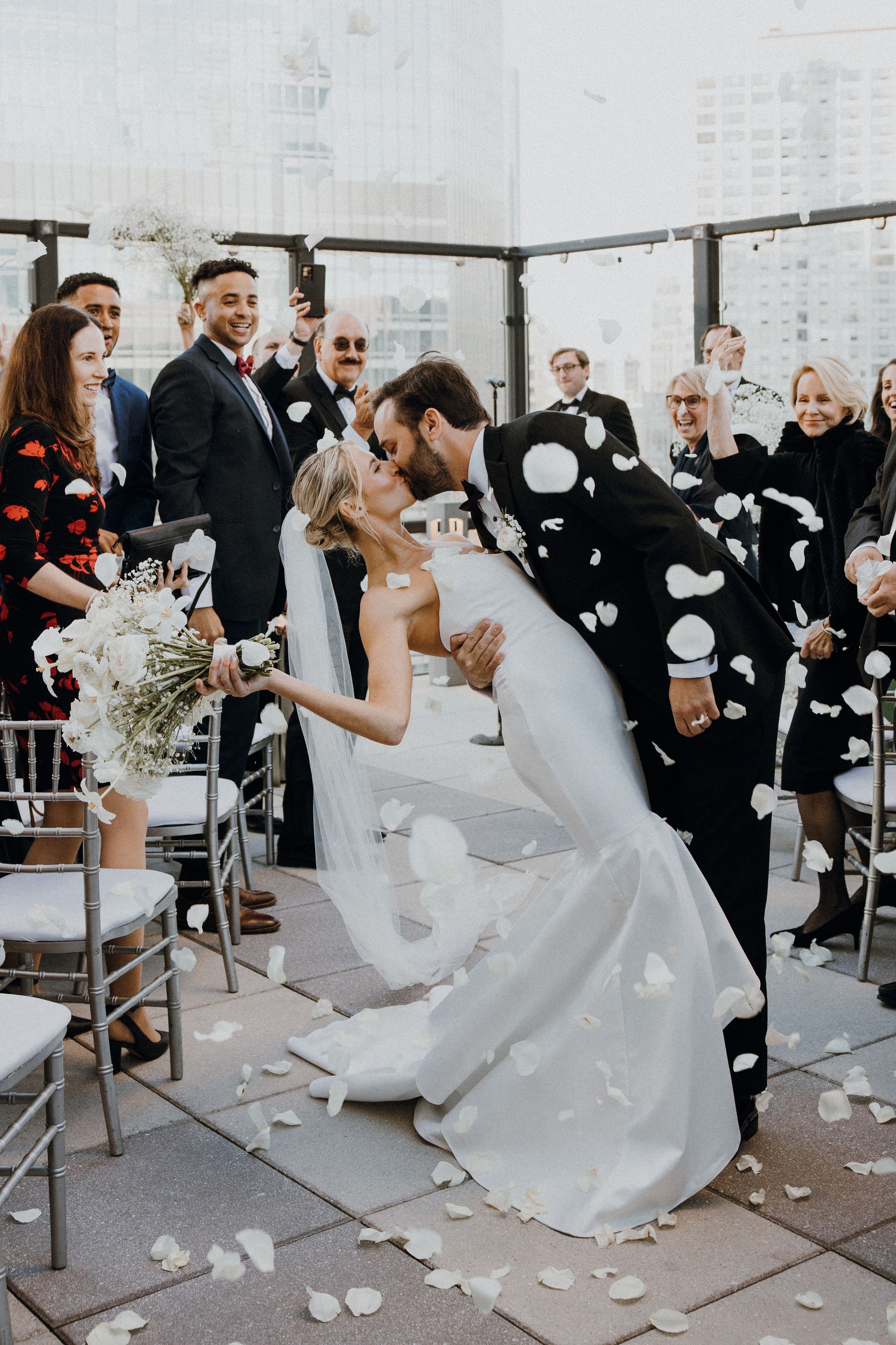 Modern + Minimalist Wedding at The Royal Sonesta Chicago Downtown Hotel