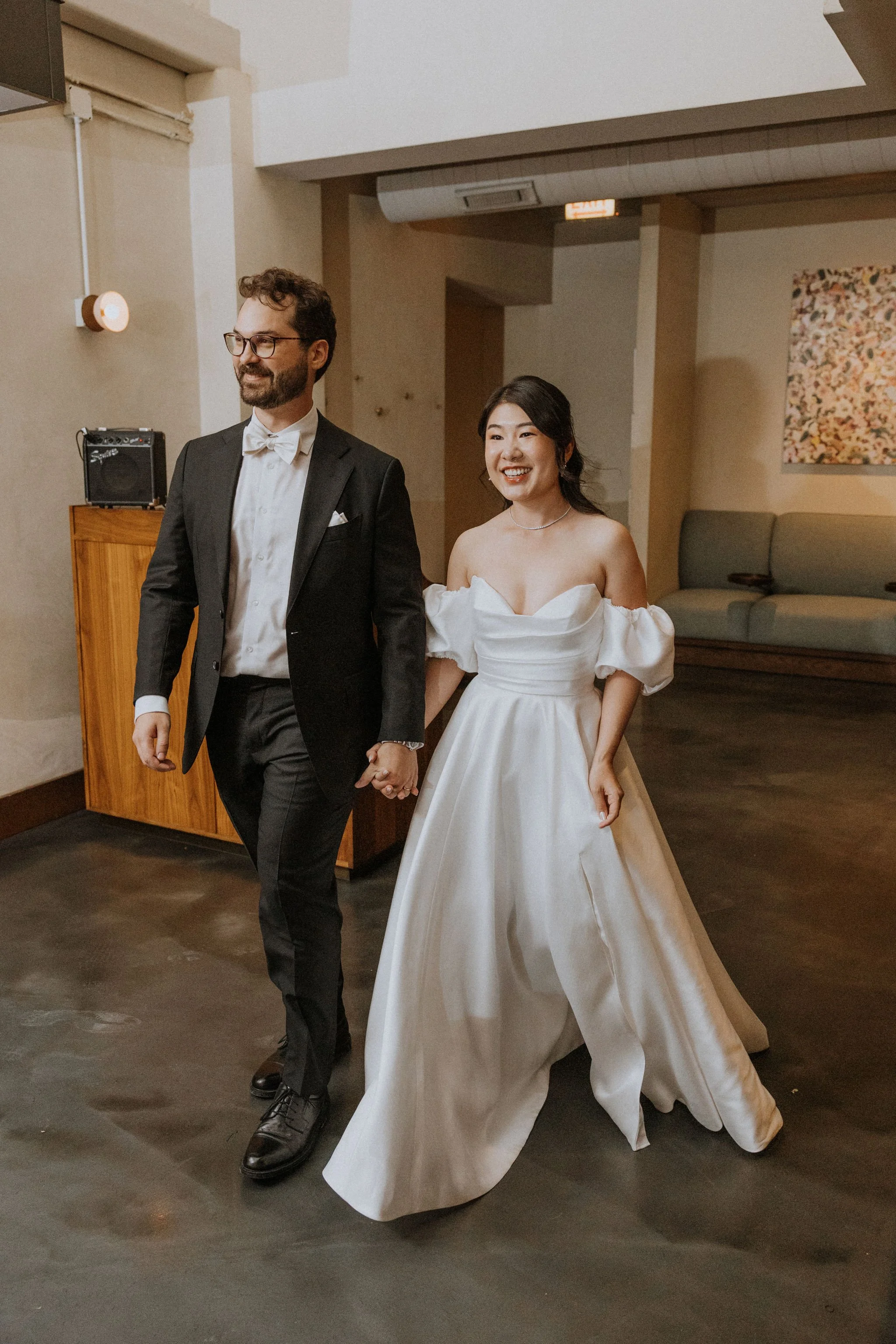 Couple Celebrates Wedding at Elske