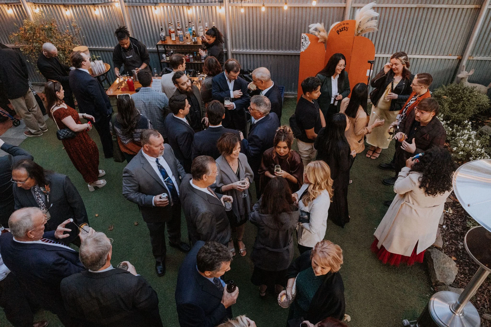Disco Wedding at Firehouse Chicago with Traditional Tea Ceremony