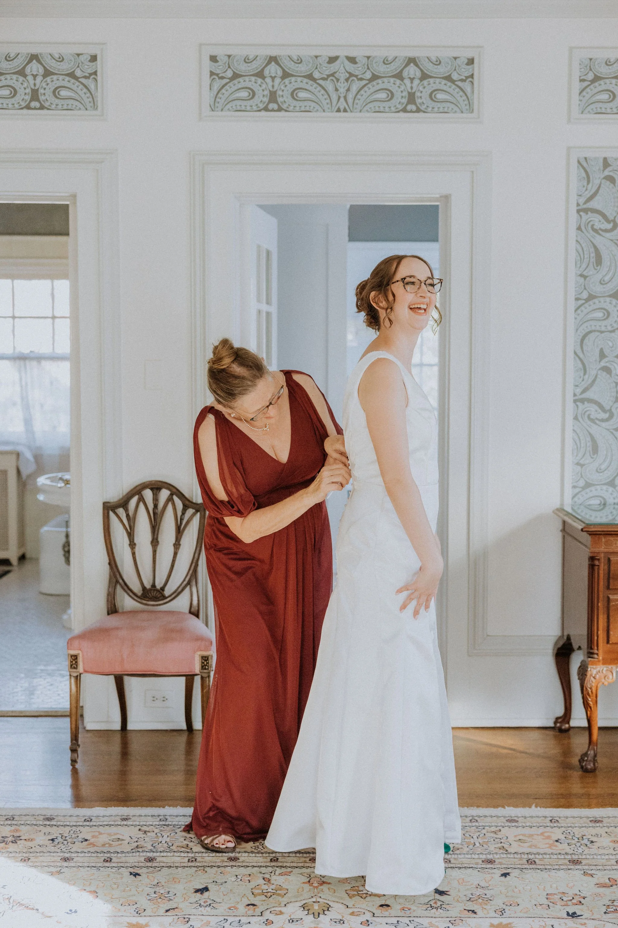 cheney mansion oak park chicago wedding photographer