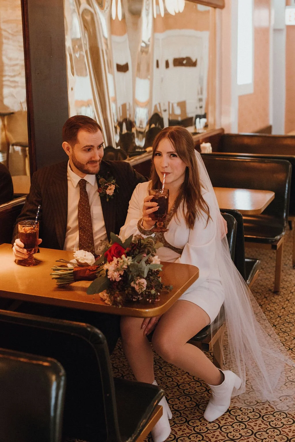 Retro Elopement at Spinning  J