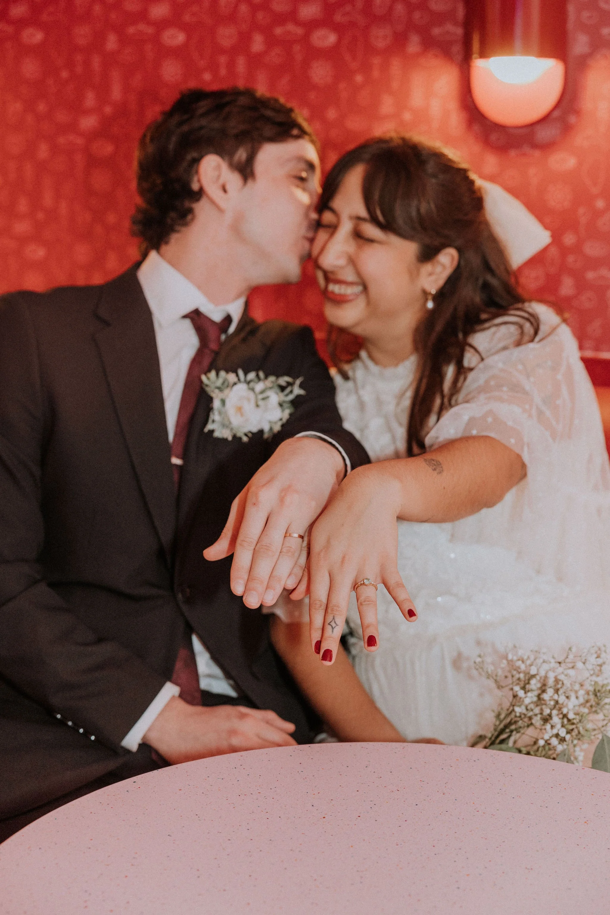 museum of ice cream chicago wedding photographer elopement photographer engagement photographer
