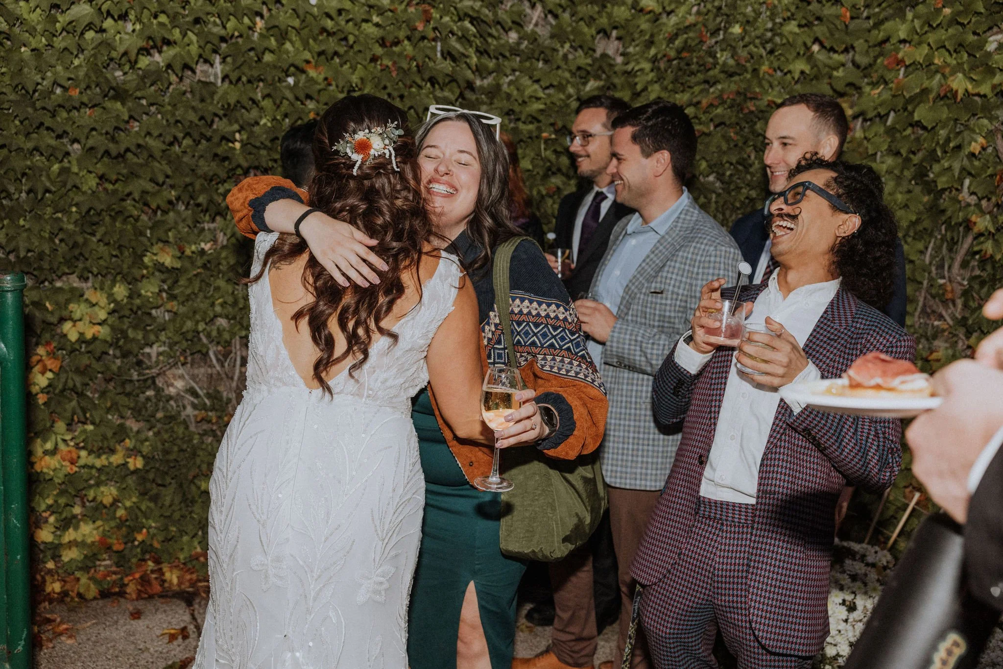 Disco Wedding at Firehouse Chicago with Traditional Tea Ceremony