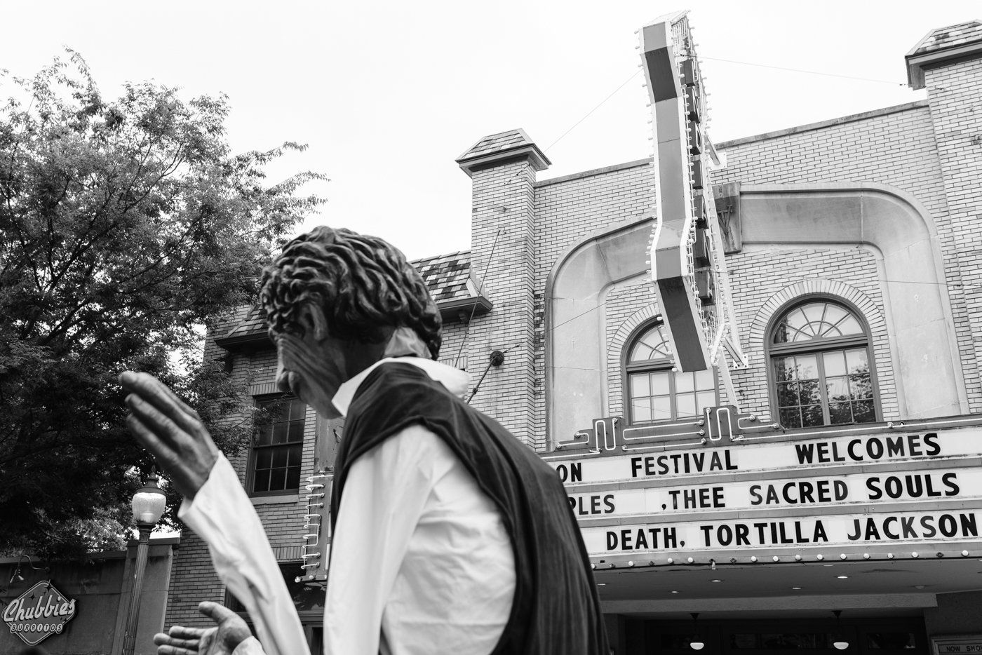 Festival photography for granfalloon outside of the Buskirk Chumley in Bloomington, Indiana