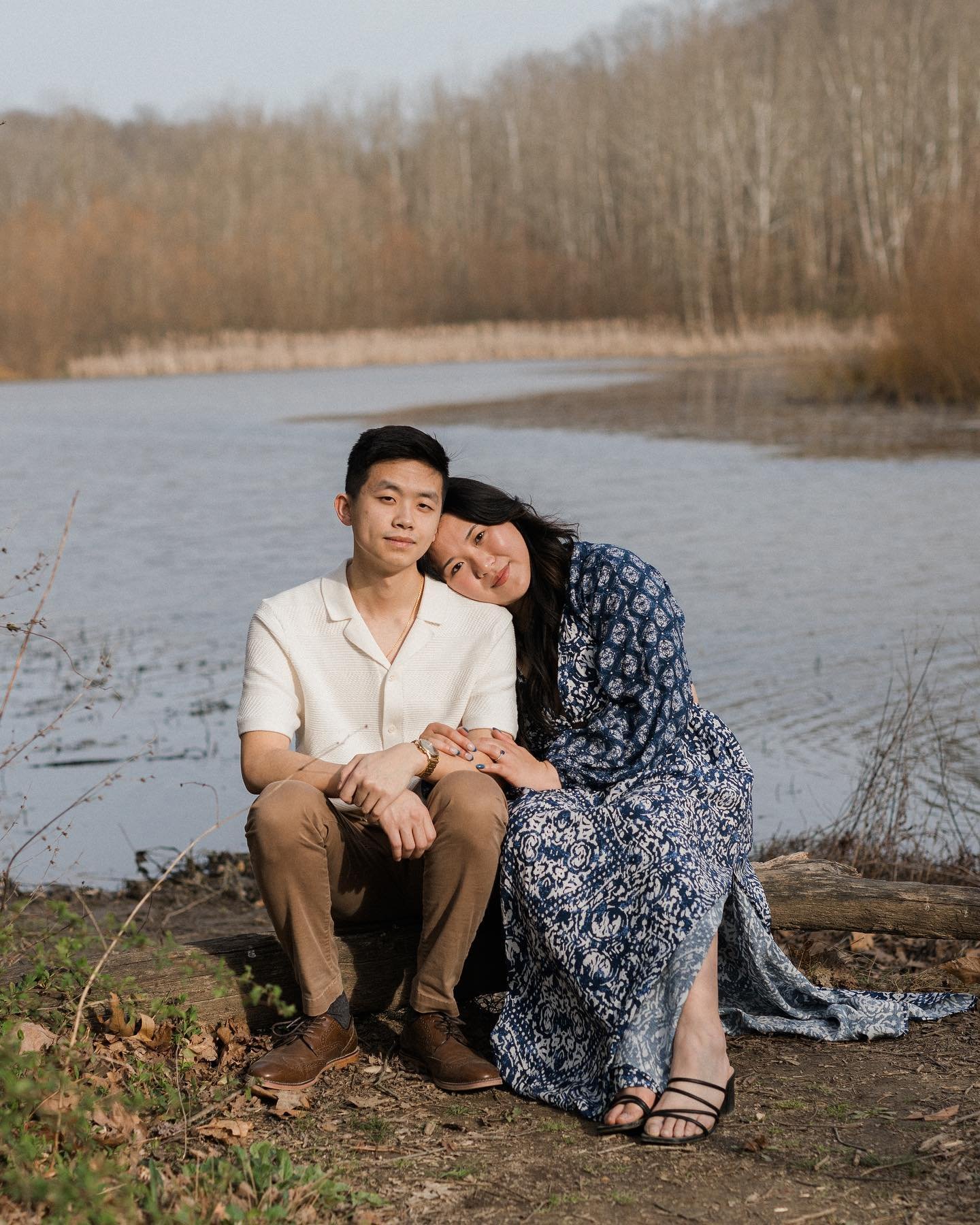 Tiffanie + Joseph at Lake Griffy last week 💙