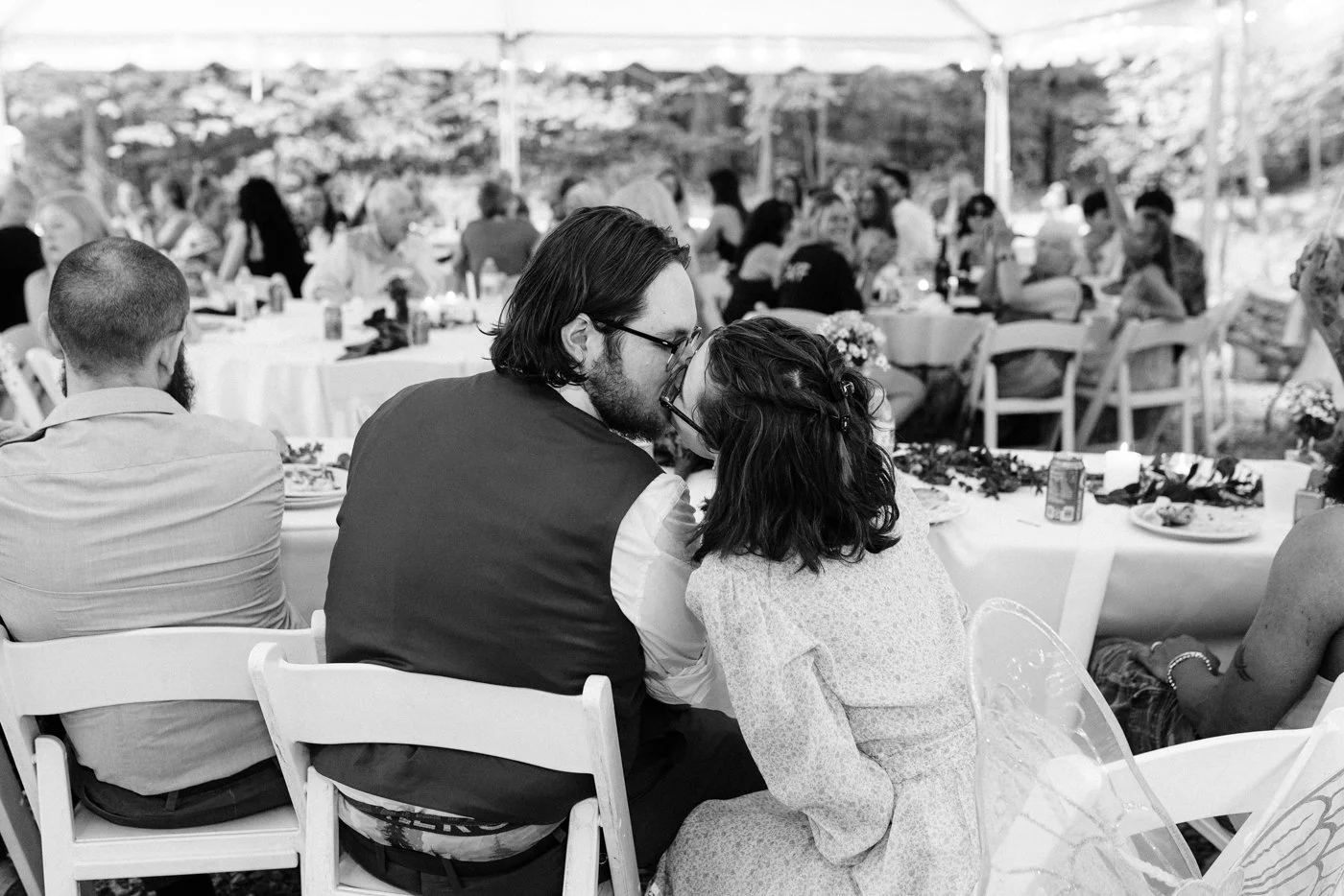 Five b+w photos from Jo + Michael's very colorful and sentimental day out in Yellowwood a couple weeks ago.