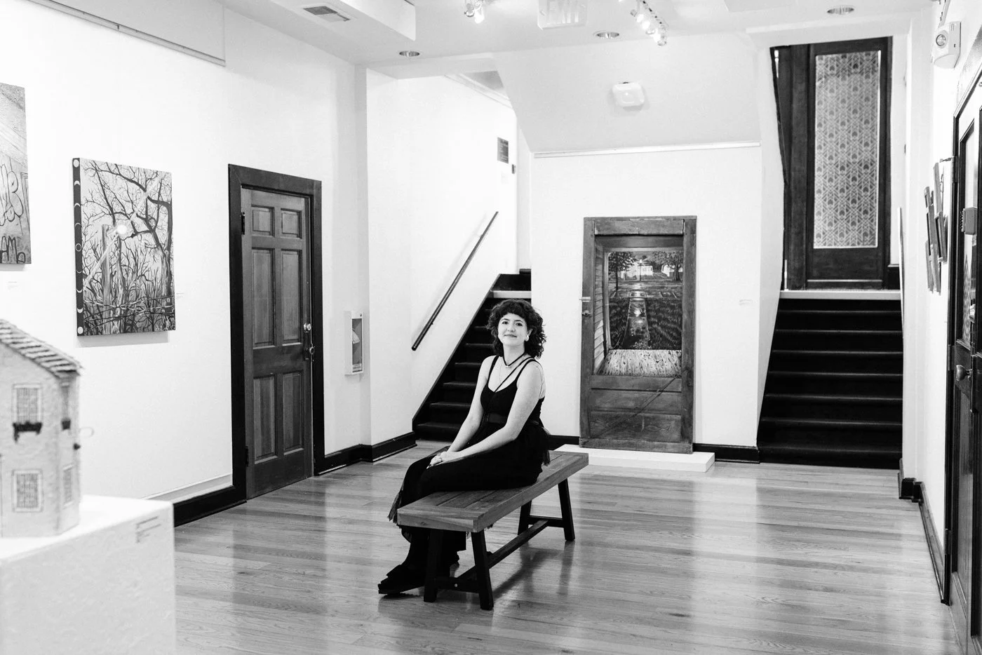 Congrats to my pal, and occasional co-worker, Bethany, on their really beautiful show of paintings, "The Disappointed House". You can see it at The Waldron all month ~
You can see some of their lovely work online as well >> @bethanyh