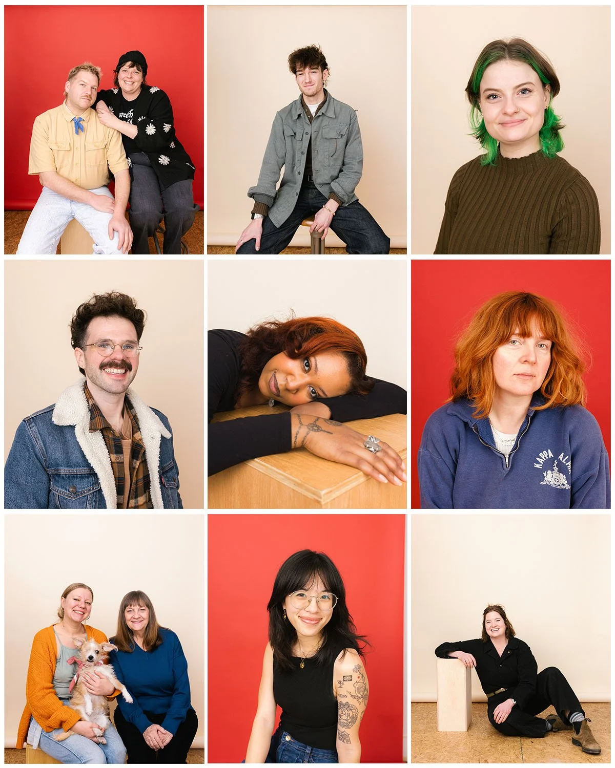 A few photos from my open studio day at Office Clothier in January. So fun! Lots of ideas about this year - going to do more casual studio time like this. But want to also open up a lot more time for film portraits, especially outside. Couples or cre