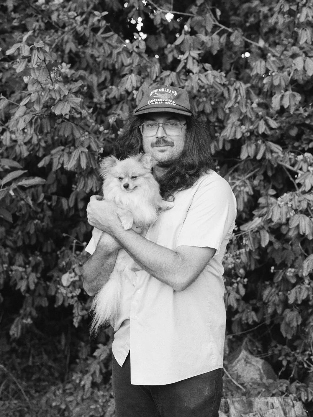 Posting from my plane leaving Indianapolis and headed to Florida to see these sweet freaks. Some film portraits from before they left Bloomington a few years back now. PJ (@meredosia_quest > video game designer, prolific musician), Justine ( @cree