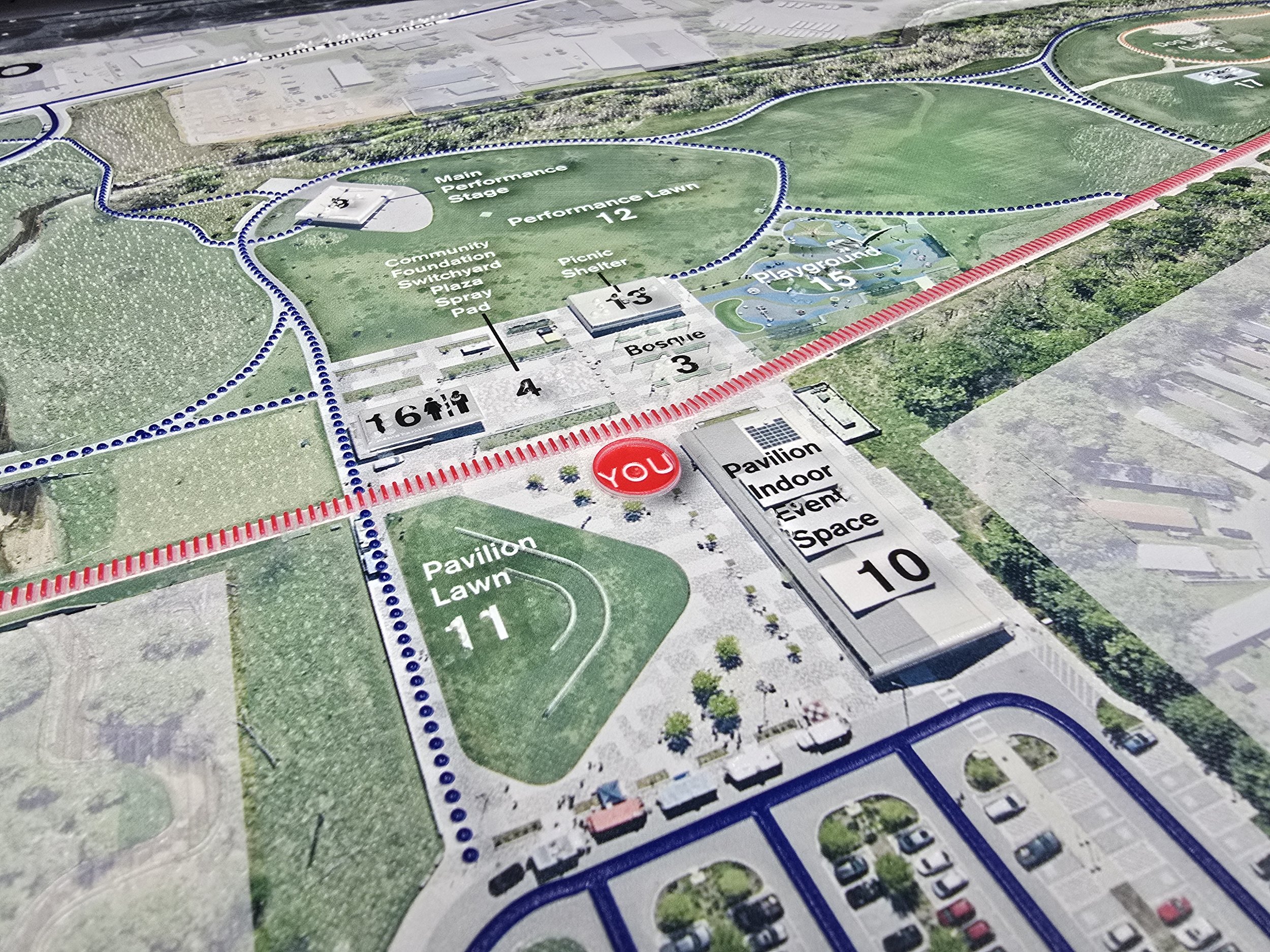 Switchyard Park Tactile Map