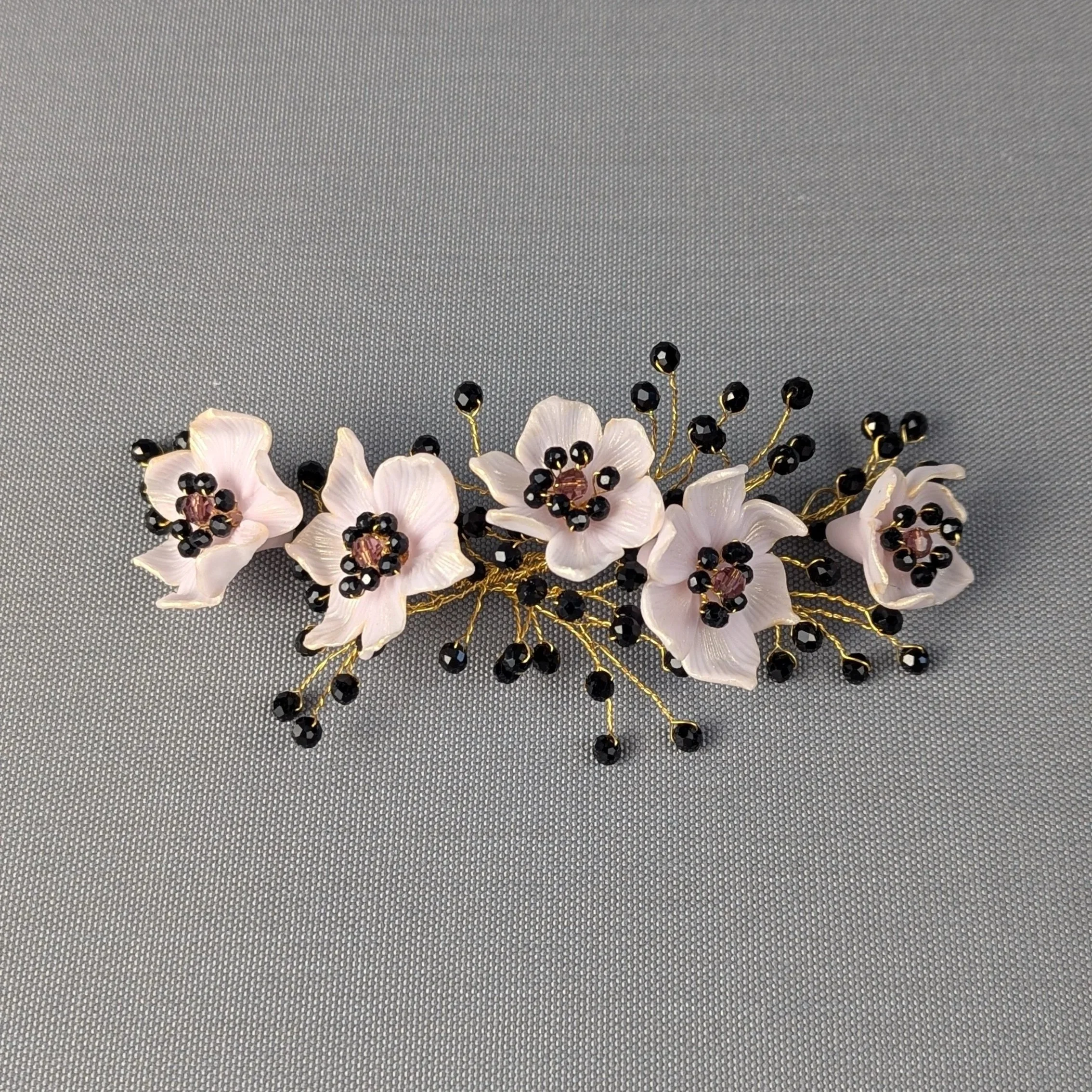 Petals and Ink Bridal Headpiece