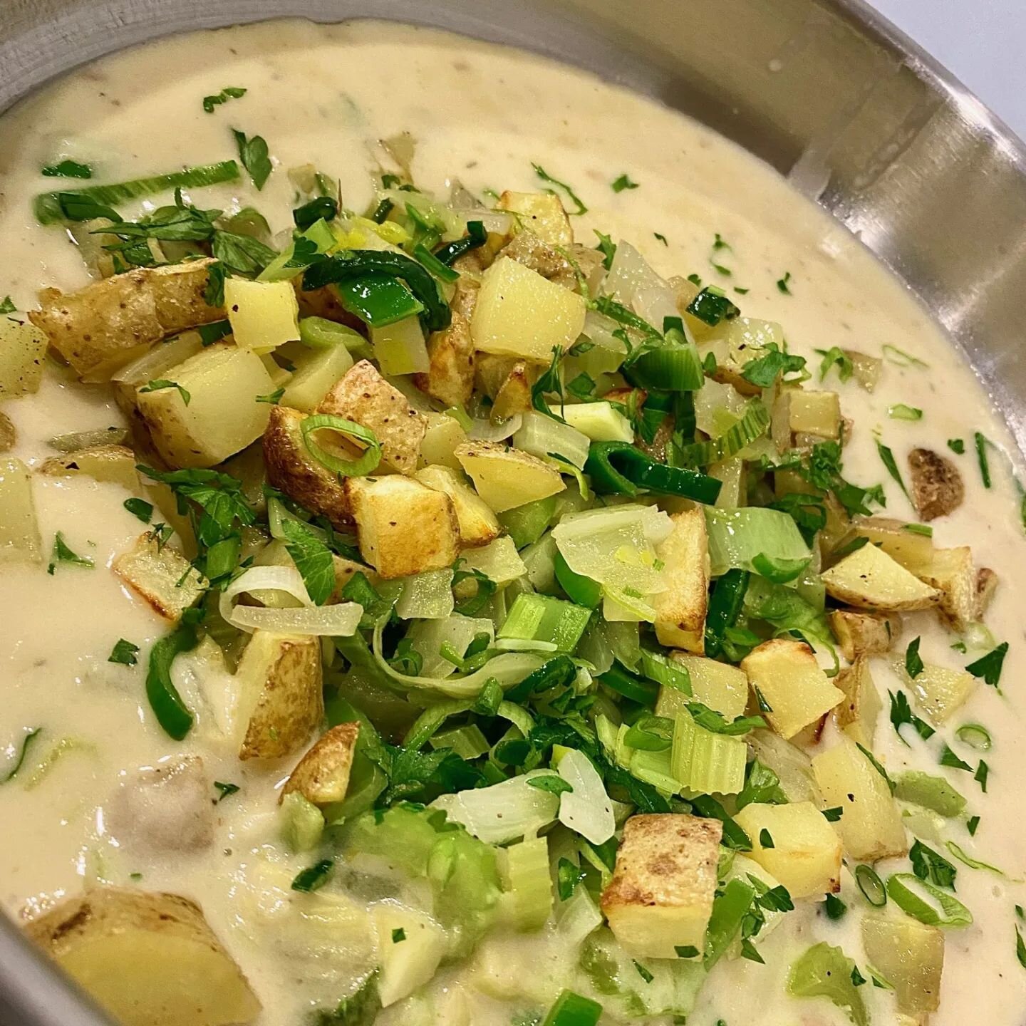 Creamy Potato Fennel Leek Soup today! 
#rvafood #rvacoffee #restaurant #rvalunch