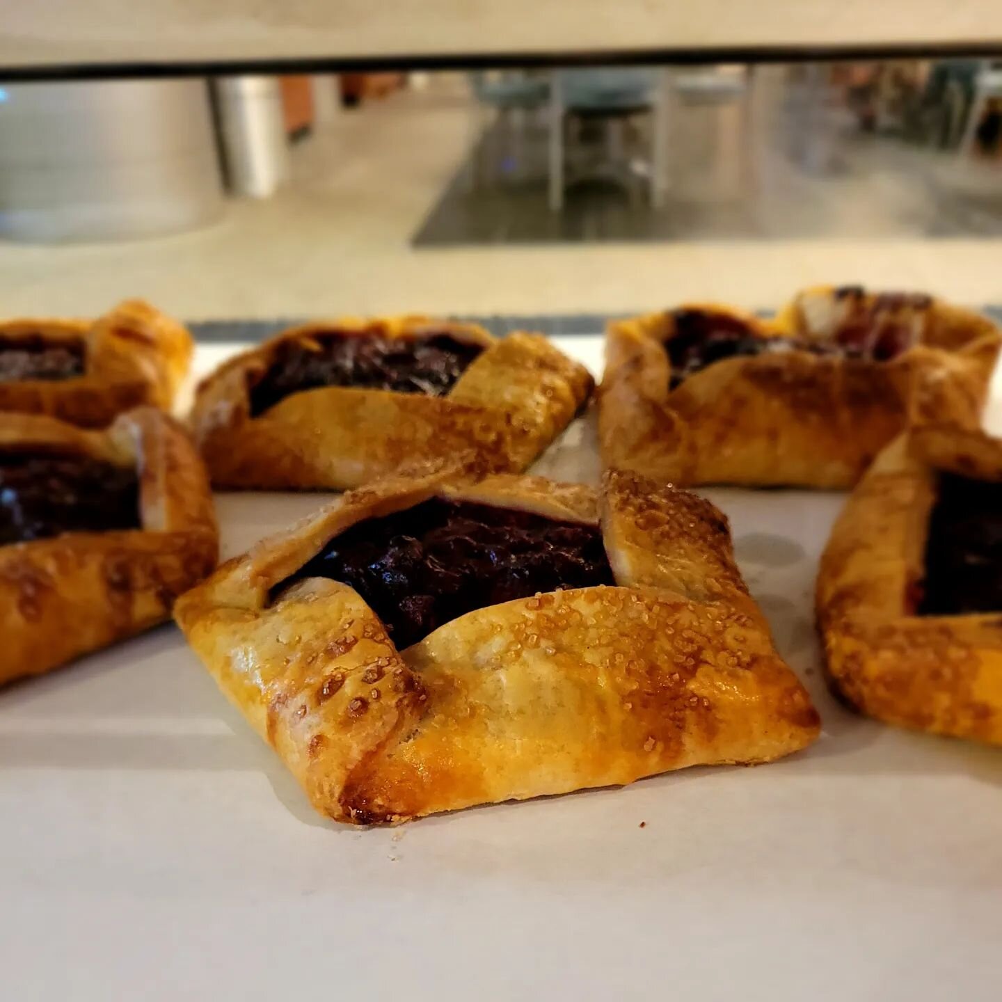 New bites in the pastry case! Raspberry Galettes now available! #rvaeats #rvadine #downtownrva #lunchtime