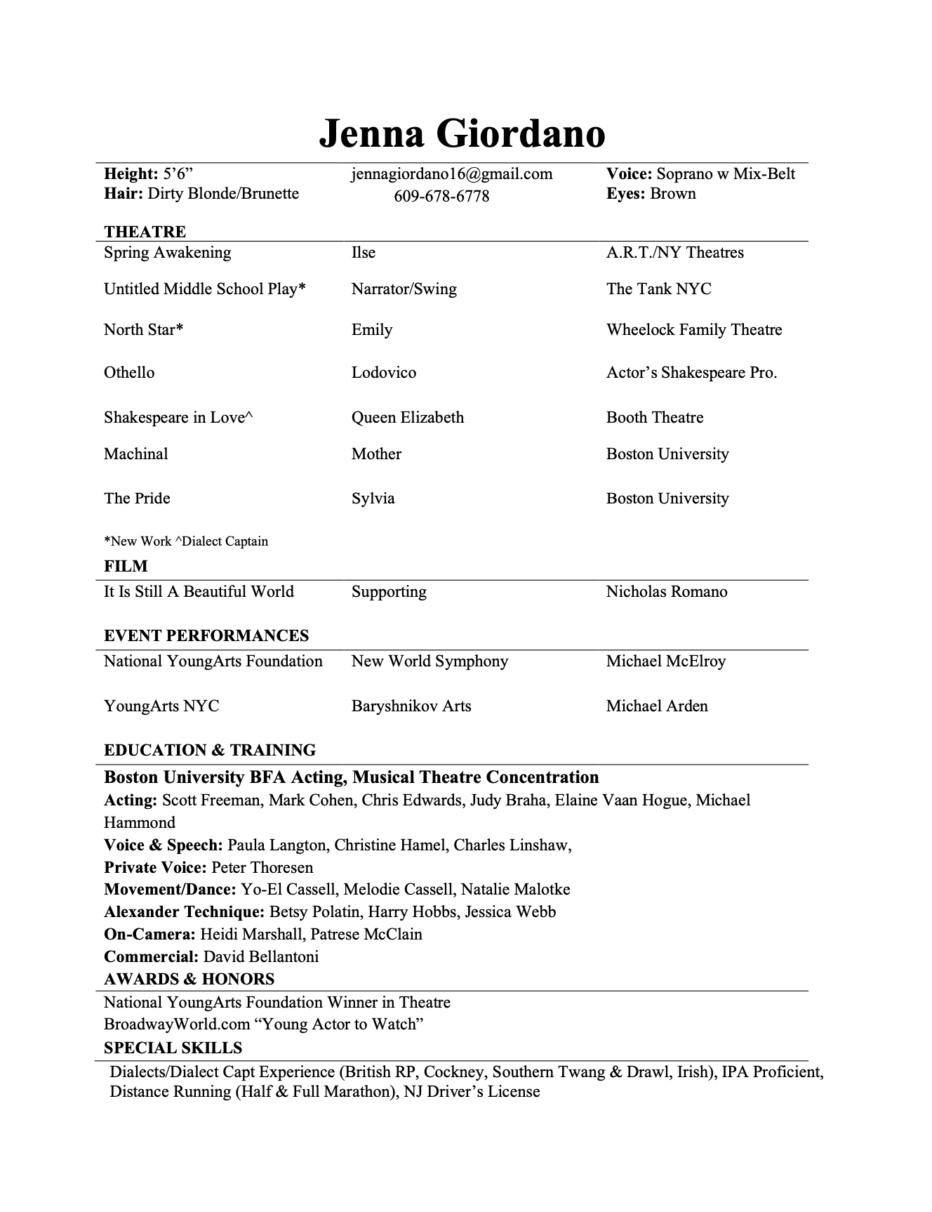 Click to Download Resume