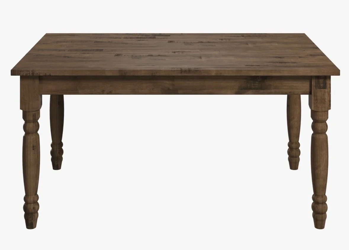 Walnut sweetheart table (5 foot)-$0