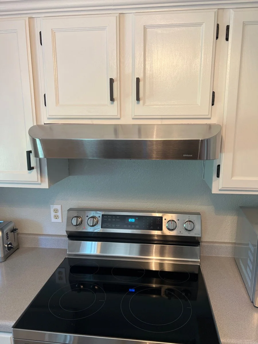 Range hood installation