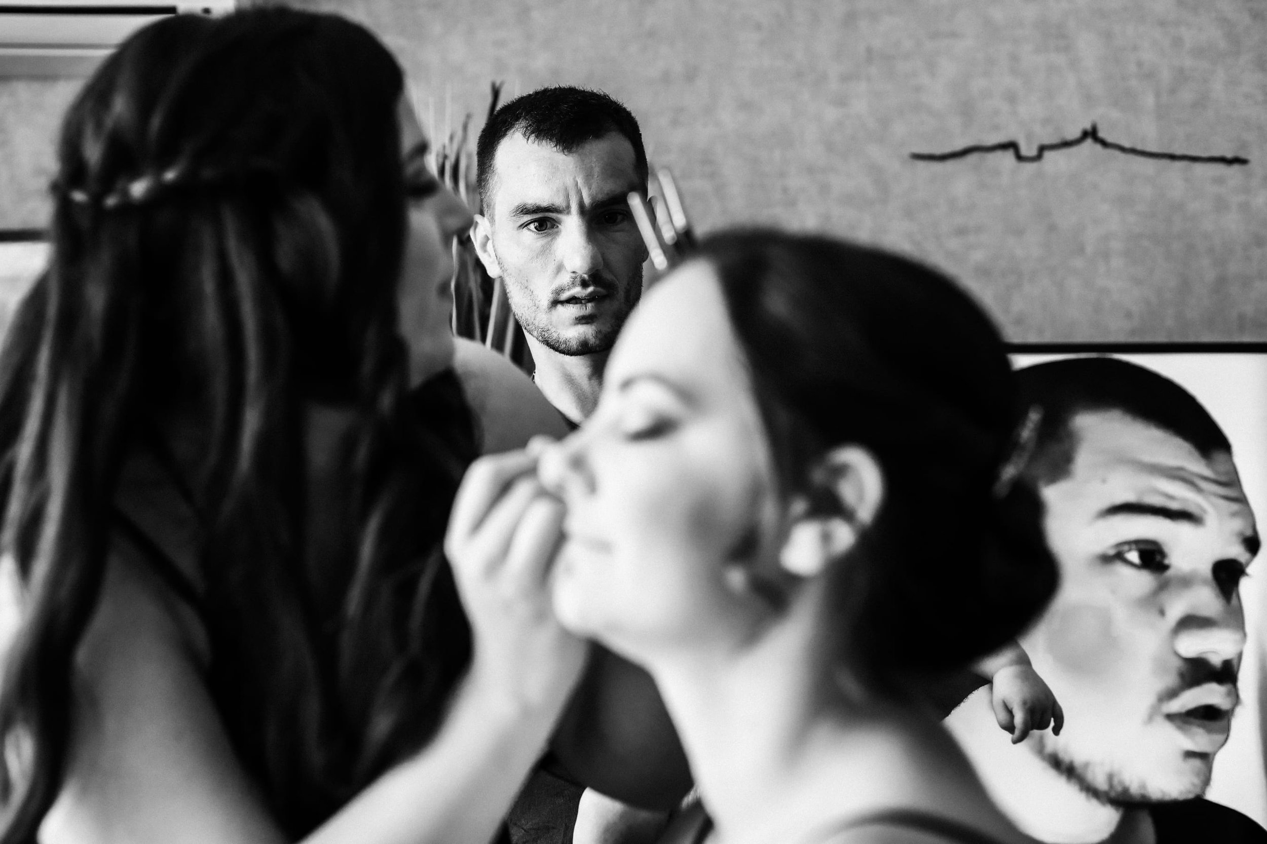 Préparatif maquillage mariés Marseille