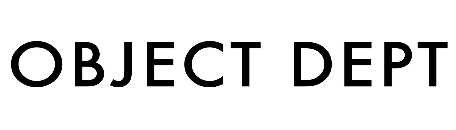 OBJECT DEPARTMENT