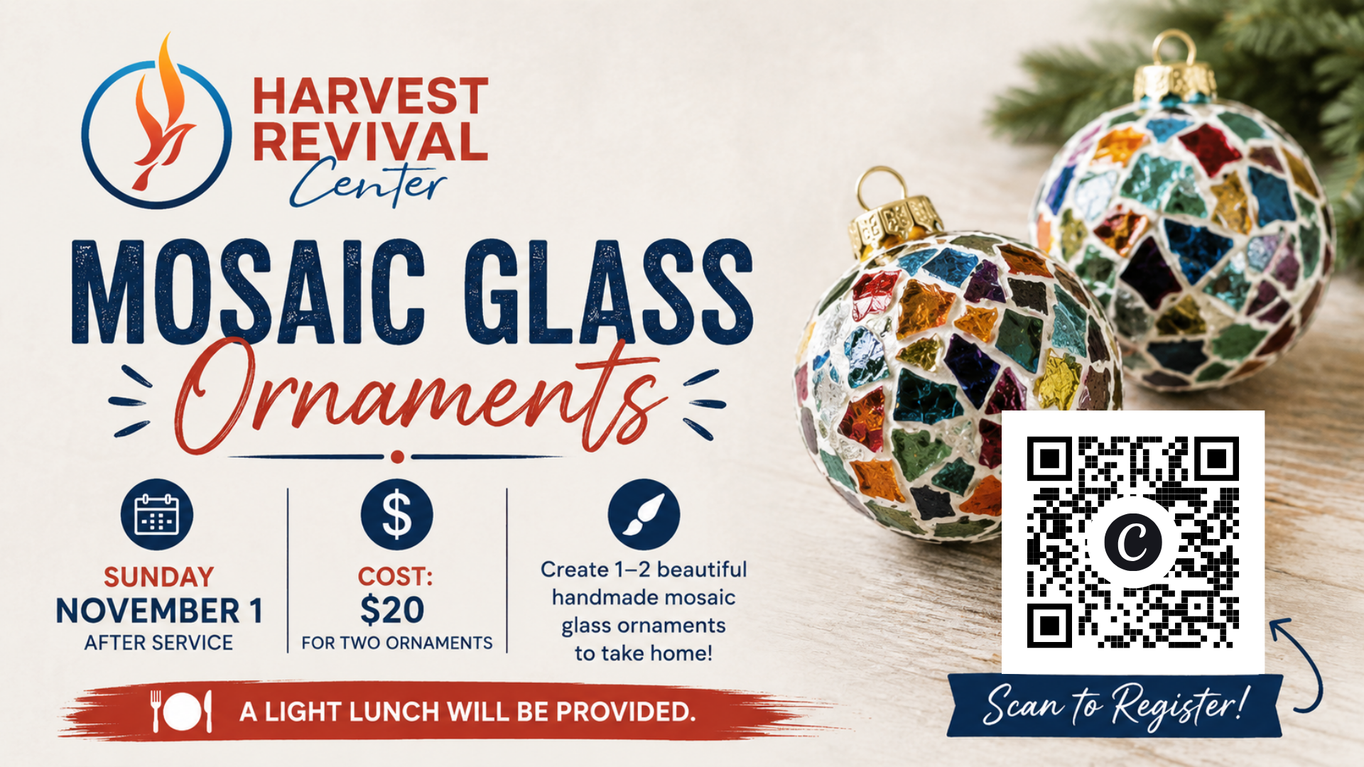 Women's Ministry Event - November 1st