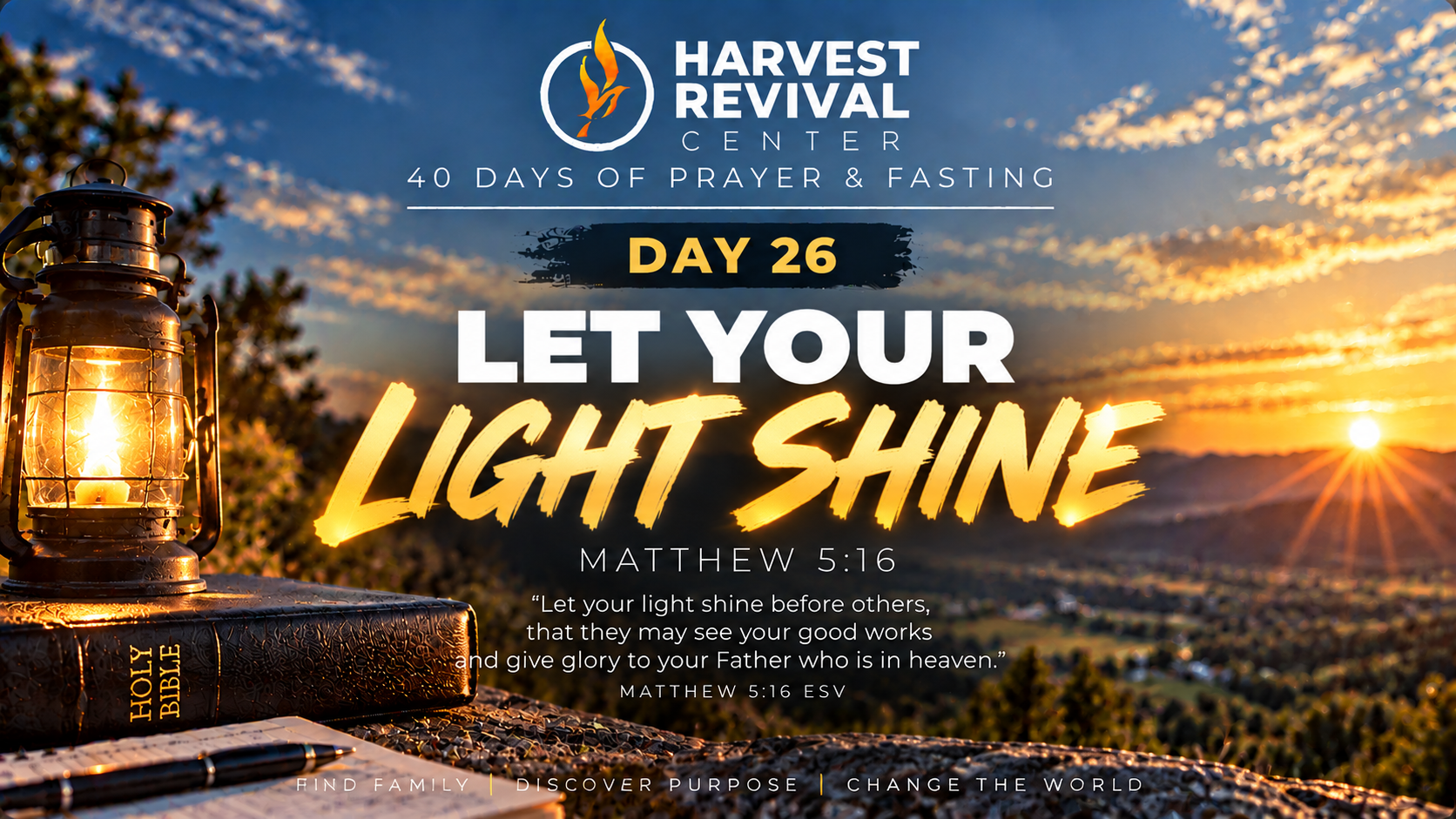Day 26: Let Your Light Shine