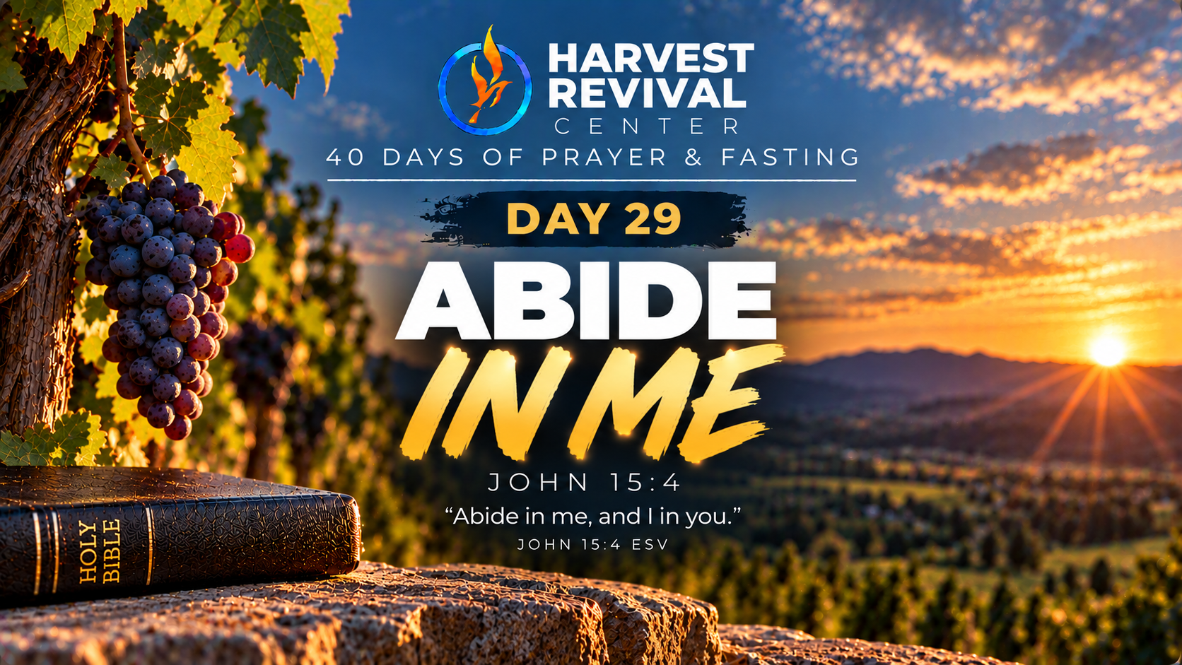 Day 29: Abide in Me