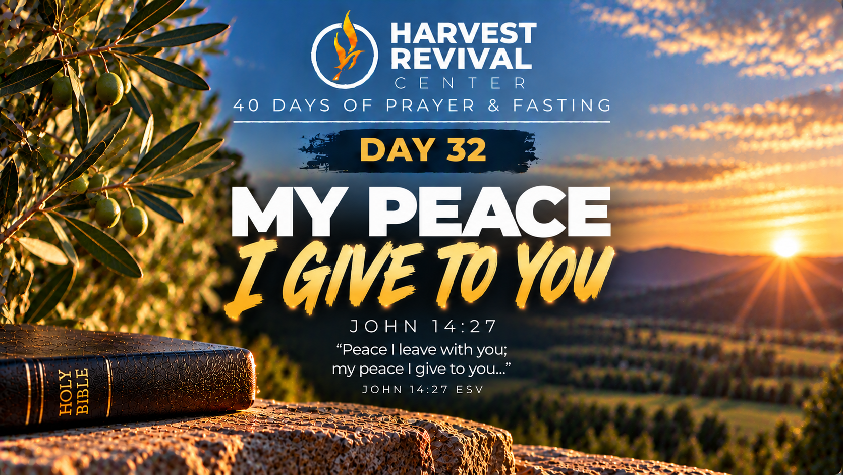 Day 32: My Peace I Give to You