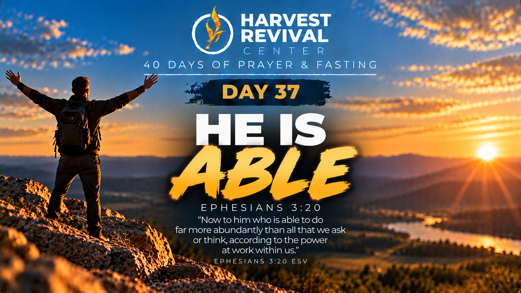 Day 37: He Is Able