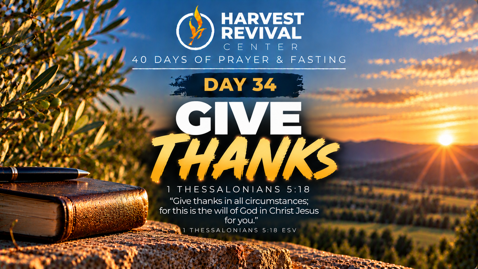 Day 34: Give Thanks