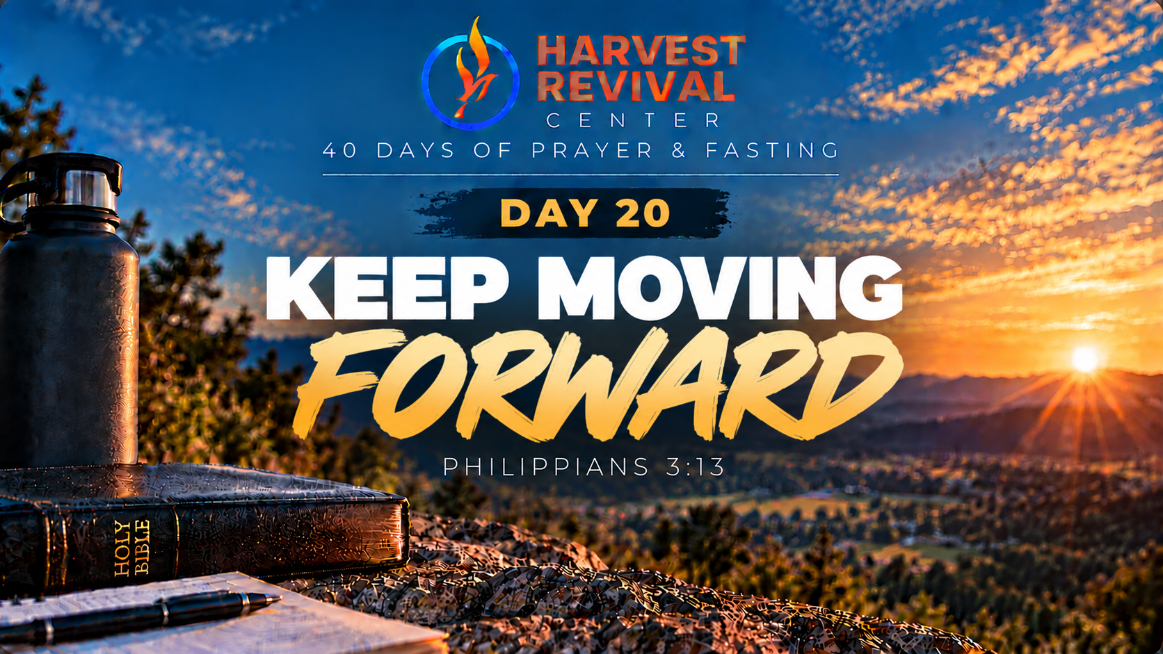 Day 20: Keep Moving Forward