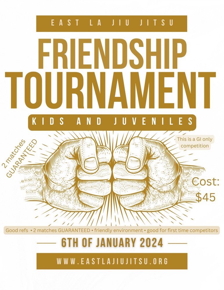 #CLOSED# 2024 || JANUARY 6th - KIDS | JUVENILES - ELAJJ Friendship Tournament