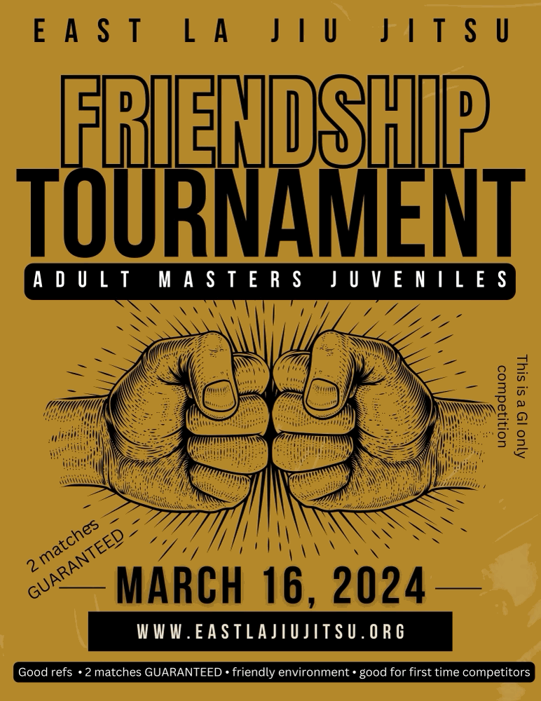 #CLOSED# 2024 || March 16th - JUVENILE | ADULT | MASTER - ELAJJ Friendship Tournament