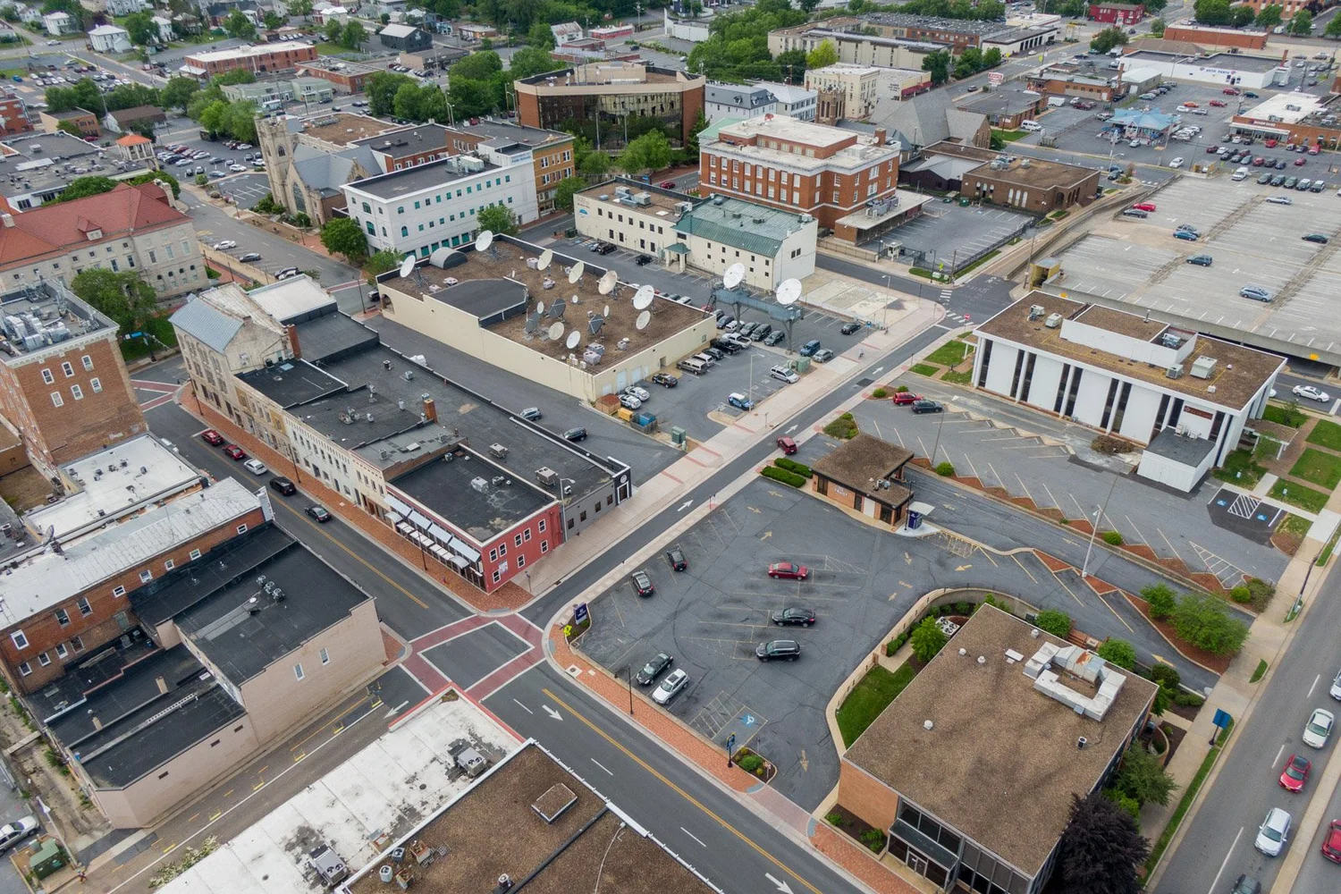 Harrisonburg paving downtown